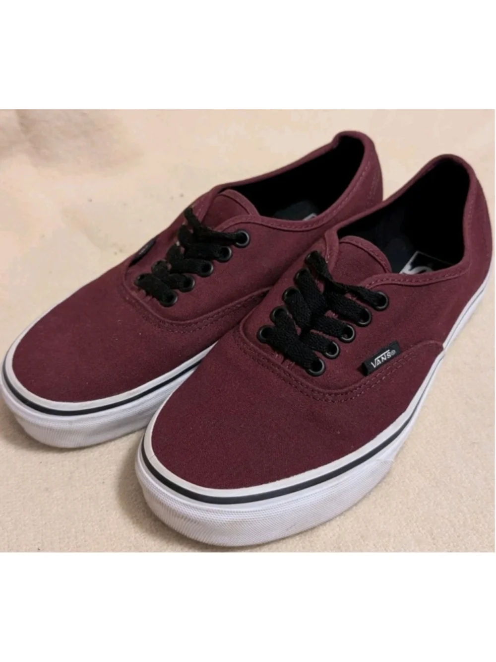 VANS Authentic Port Royale Black Men's Size 7 F39